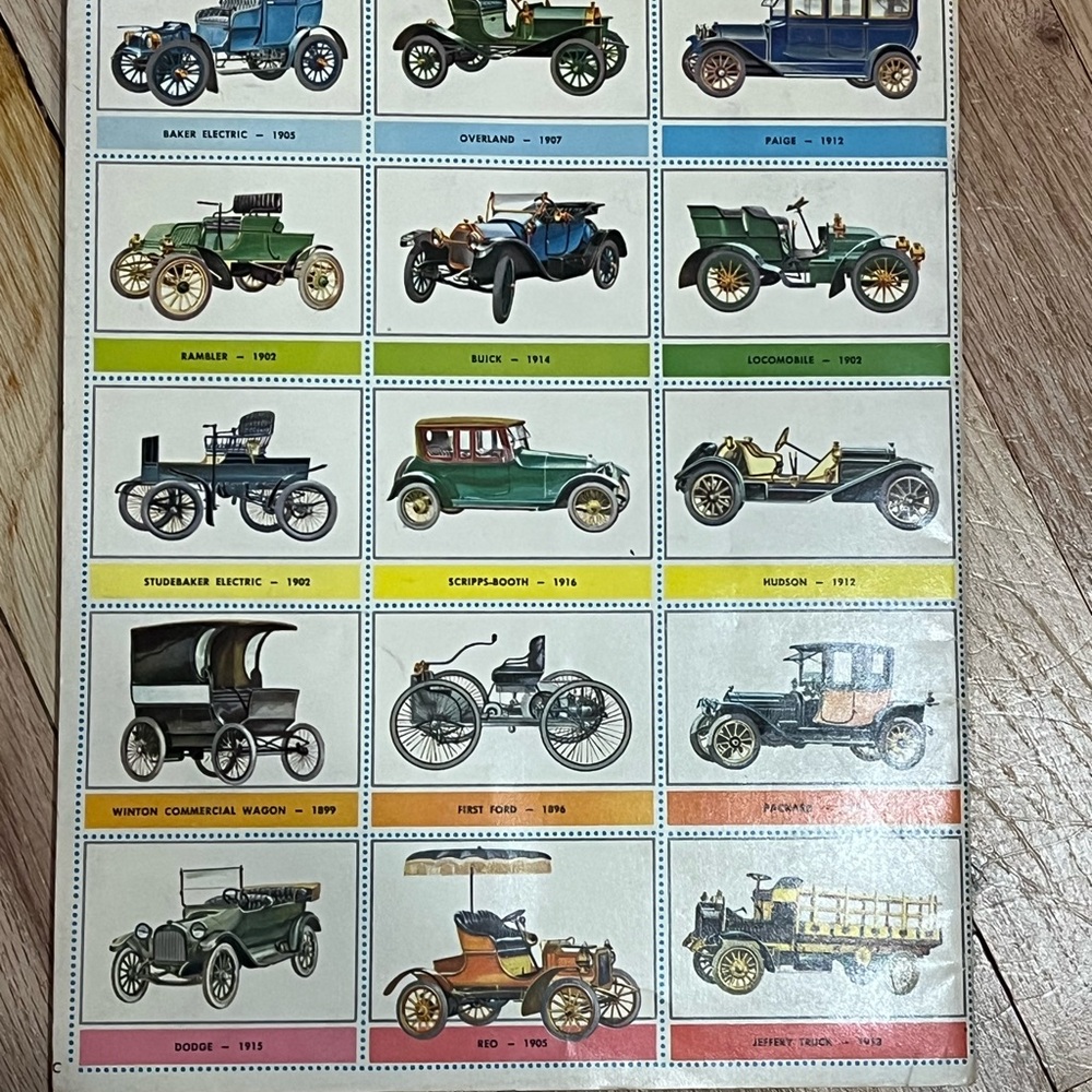 Vintage The Golden Book of Automobile Stamps - Picture 2 of 5